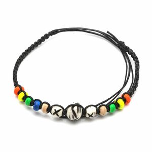 Handmade Bracelet made with multi-coloured beads
