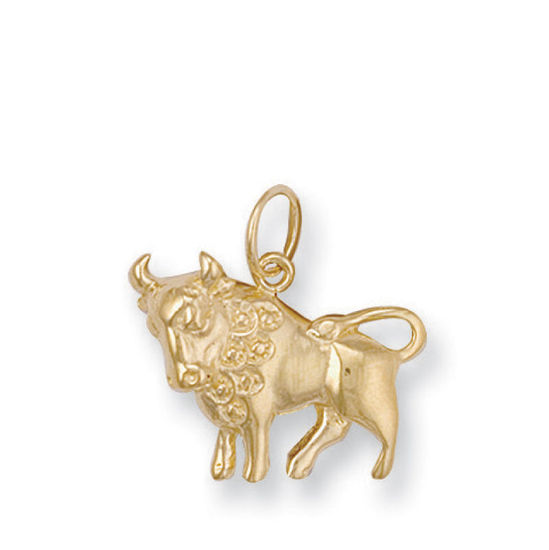 Taurus Zodiac, 9ct Gold